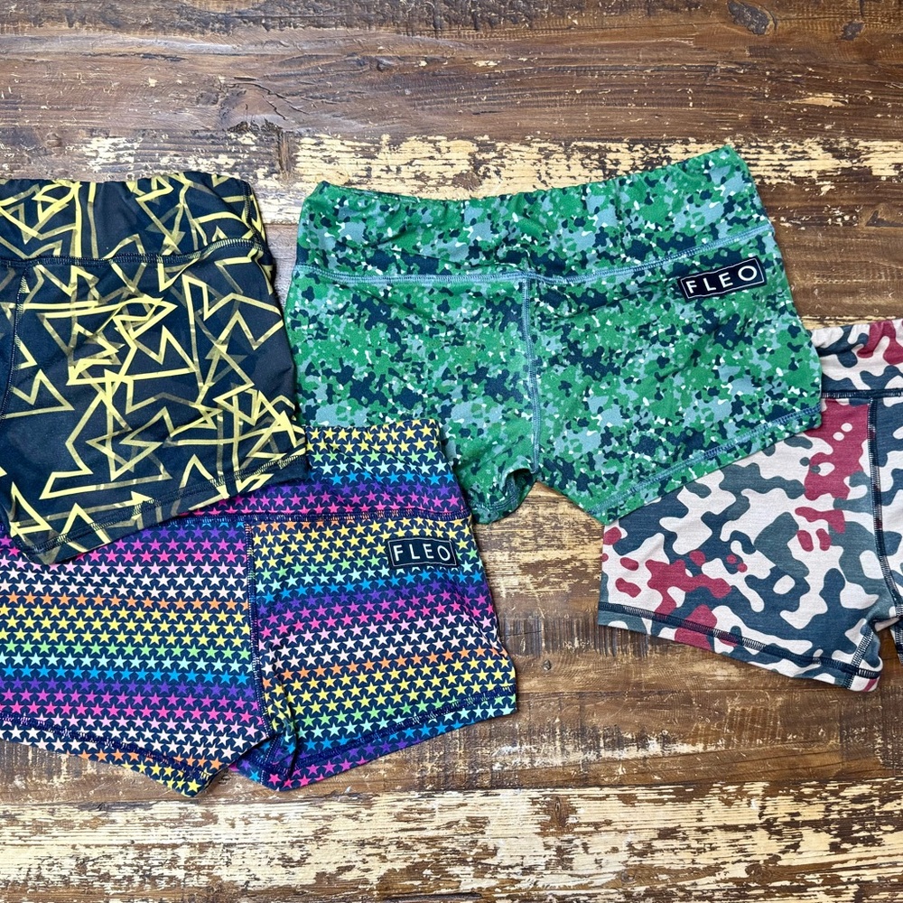Fleo Kids Geometric and Camo Shorts Set